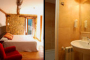 There is central heating in bathrooms, too, if required